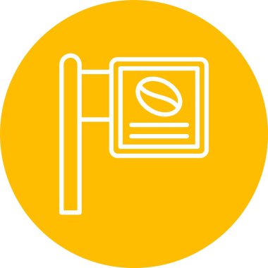 Sign Board Vector Icon Design