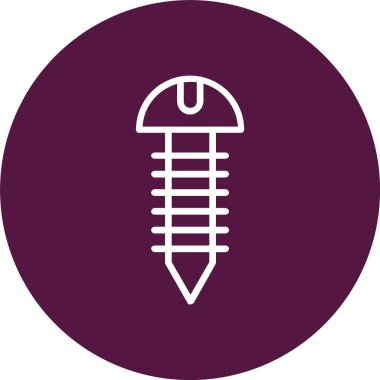 Screw Vector Icon Design