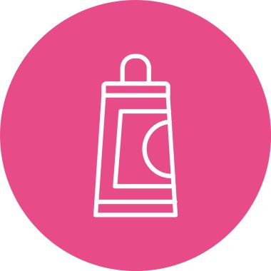 Krem Vektörü Simgesi Tasarımı