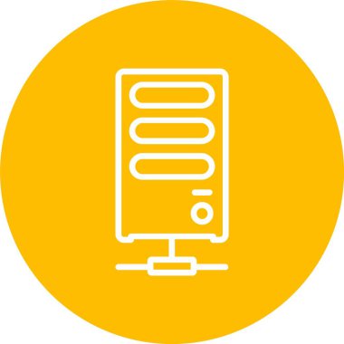 sunucu vektör simgesi tasarımı