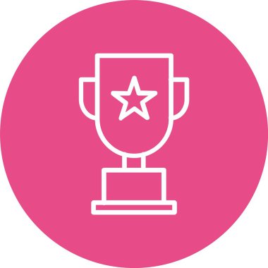 Trophy Vector Icon Design