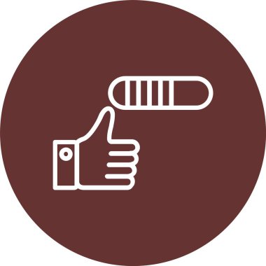 Positive Review Vector Icon Design