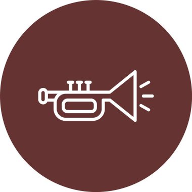 Trumpet Vector Icon Design
