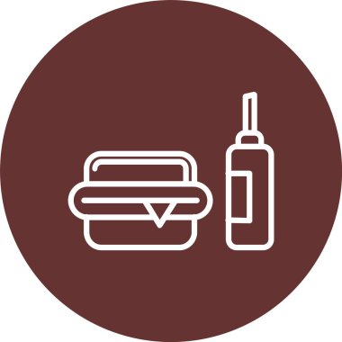 fast food vektör simgesi tasarımı