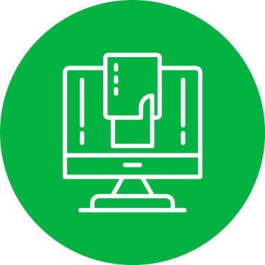 Amonestation Vektör Simgesi Tasarımı