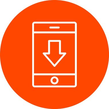 Down Arrow Vector Icon Design