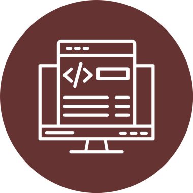 Web Development Vector Icon Design