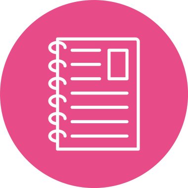 Notebook Vector Icon Design