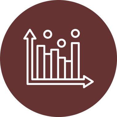 Histogram Vektör Simgesi Tasarımı