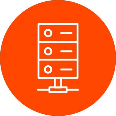 sunucu vektör simgesi tasarımı