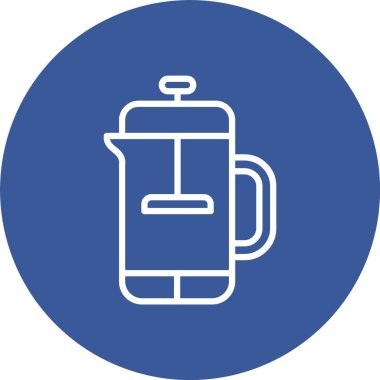 Fransız Basın Vektörü Simgesi Tasarımı