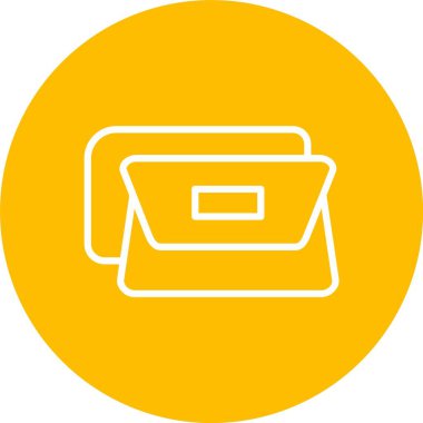 El Torbası Vektör Simgesi Tasarımı