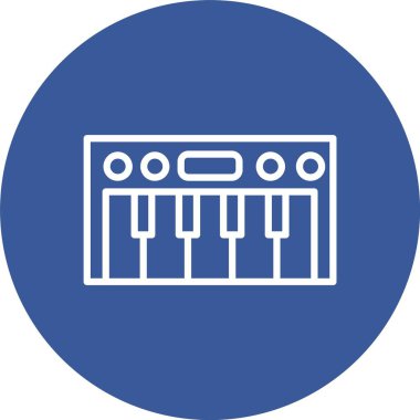 Piano Vector Icon Design