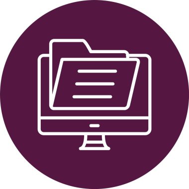 Dosya vektör simgesi tasarım