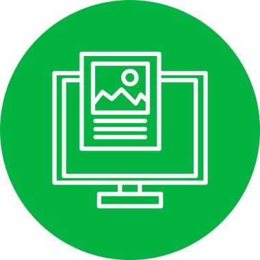 Ön uç Vektör Simgesi Tasarımı