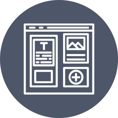 Layout Vector Icon Design
