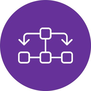Flow Chart Vector Icon Design