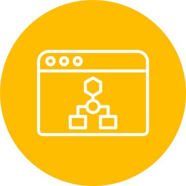 Algorithm Vector Icon Design