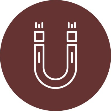 Mıknatıs vektör simgesi tasarım