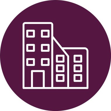 Bina vektör simgesi tasarım