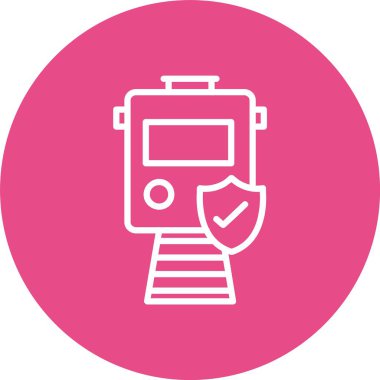 Travel Insurance Vector Icon Design