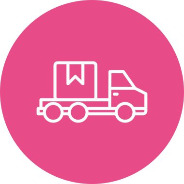 Kamyonet vektör simgesi tasarımı