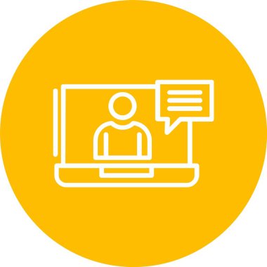 Live Chat Vector Icon Design