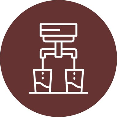 Çift Vektör Simgesi Tasarımı