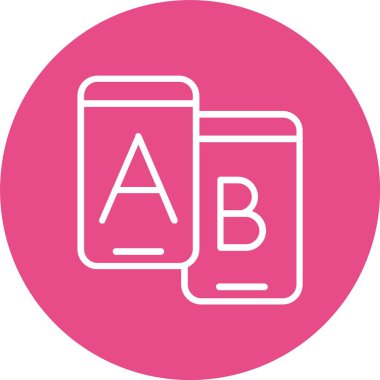 Ab Testing Vector Icon Design