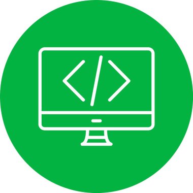 Coding Vector Icon Design