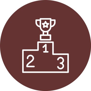 Podium Vector Icon Design