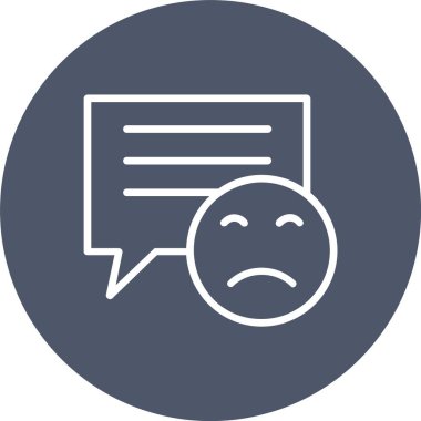 Bad Review Vector Icon Design
