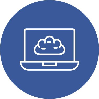 bulut vektör simgesi tasarımı