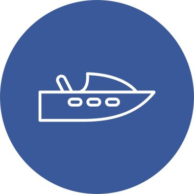 Boat Vector Icon Design