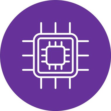 CPU Vector Icon Design