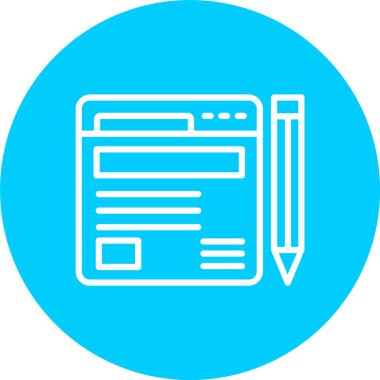 Günlük Vektörü Simgesi Tasarımı