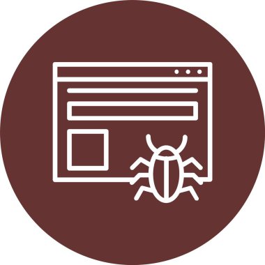 Web Crawler Vector Icon Design