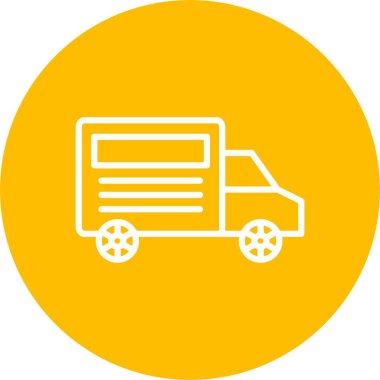 Truck Vector Icon Design