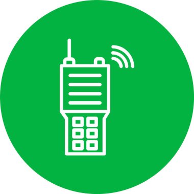 Military Radio Vector Icon Design