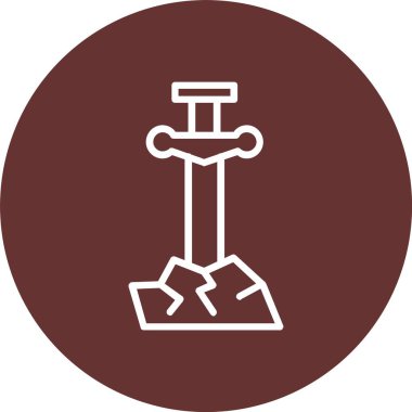 Excalibur Vector Icon Design