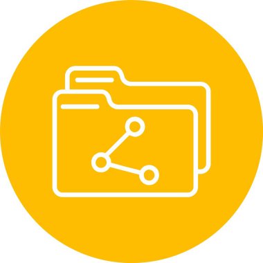 Share Folder  Vector Icon Design