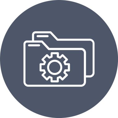 Klasör vektör simgesi tasarım