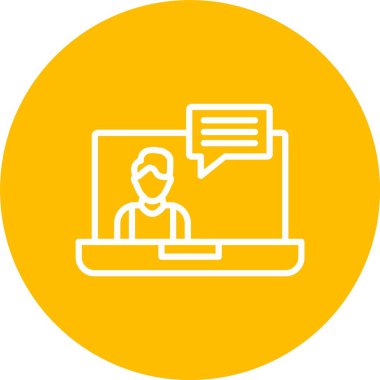 Live Chat Vector Icon Design