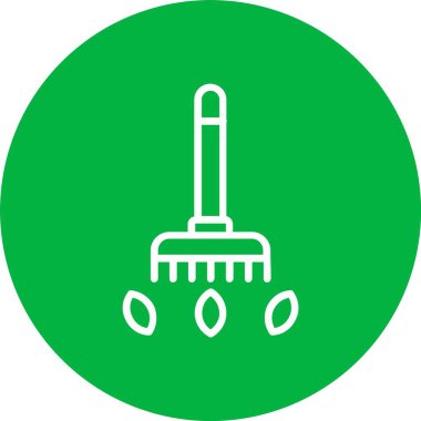 Raking Vector Icon Design