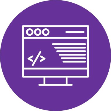 Coding Vector Icon Design
