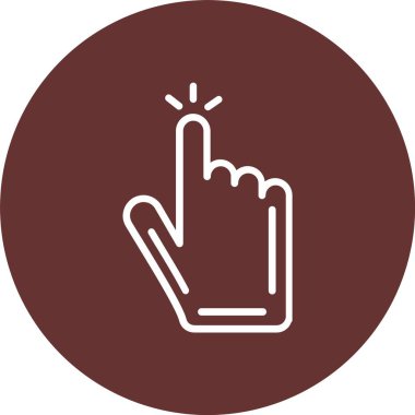 Tap Vector Icon Design