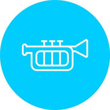 Trumpet Vector Icon Design