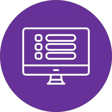 List Vector Icon Design