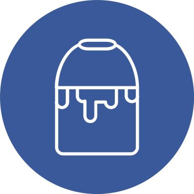 Paint Bucket Vector Icon Design