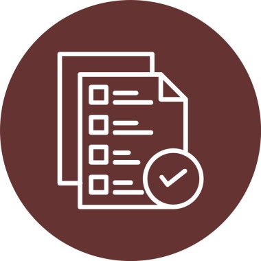 File Check Vector Icon Design